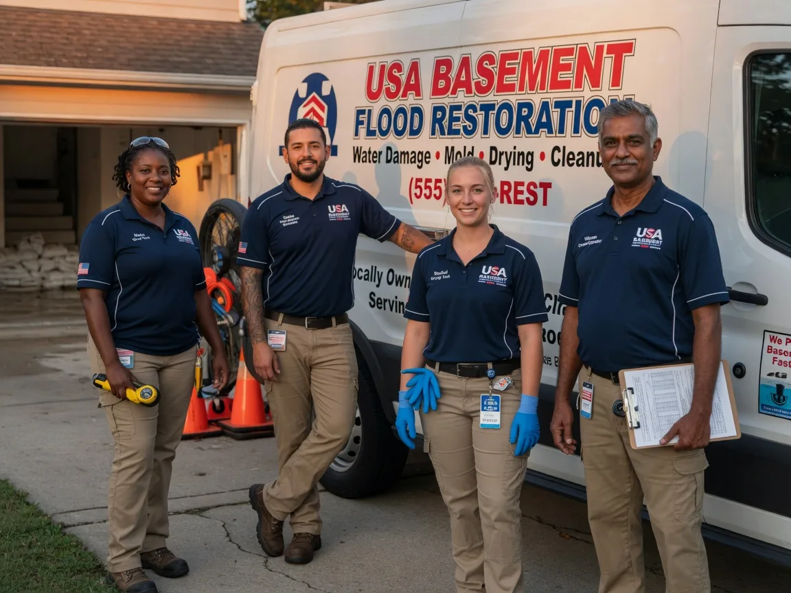 Basement Flood Cleanup company in Rew, PA